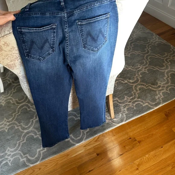 MOTHER The Hustler Ankle Blue Jeans - Picture 6 of 8